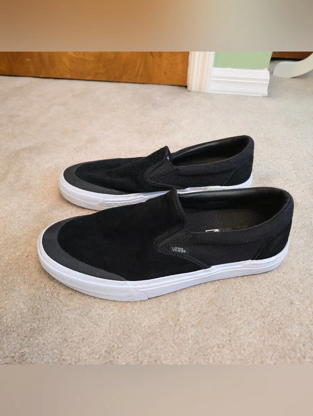 Vans BMX Slip-On Black Suede Size 9 Wafflecup Duracap